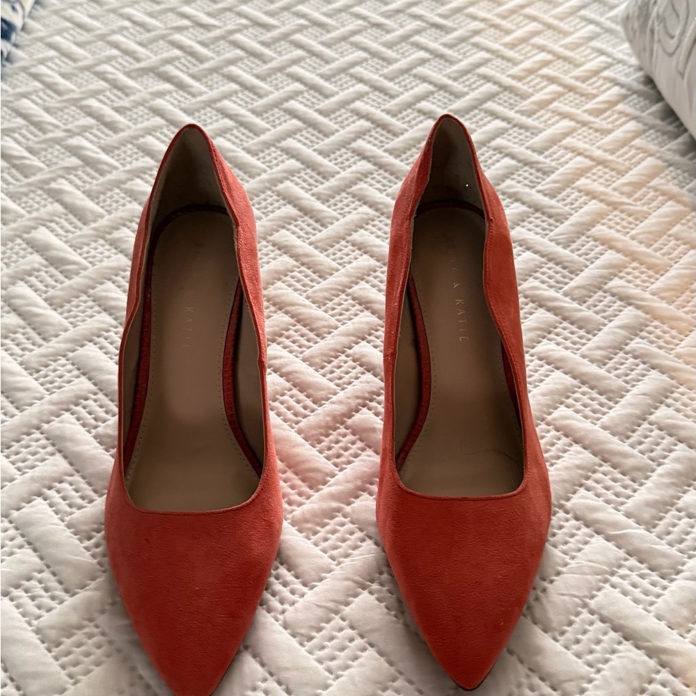 Kelly & Katie Coral Heels